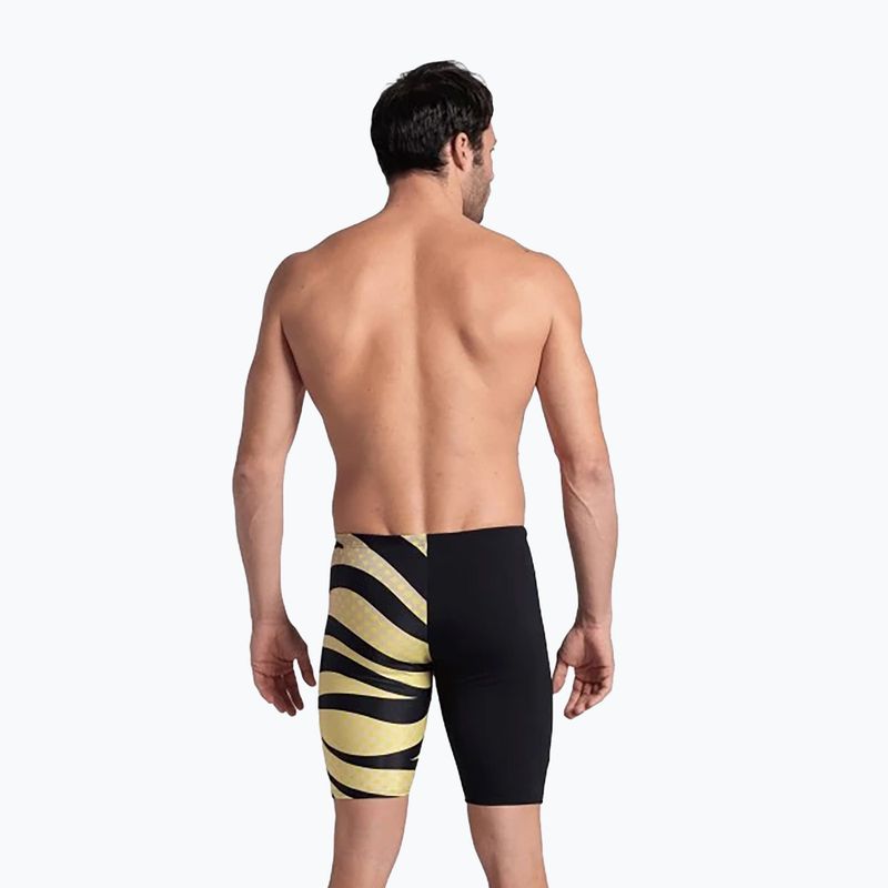 Ανδρική αρένα Multi Stripes Swim Jammer μαύρο/λευκό multi 7