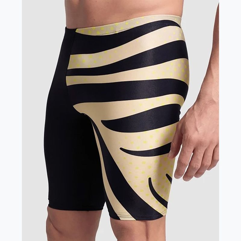 Ανδρική αρένα Multi Stripes Swim Jammer μαύρο/λευκό multi 8