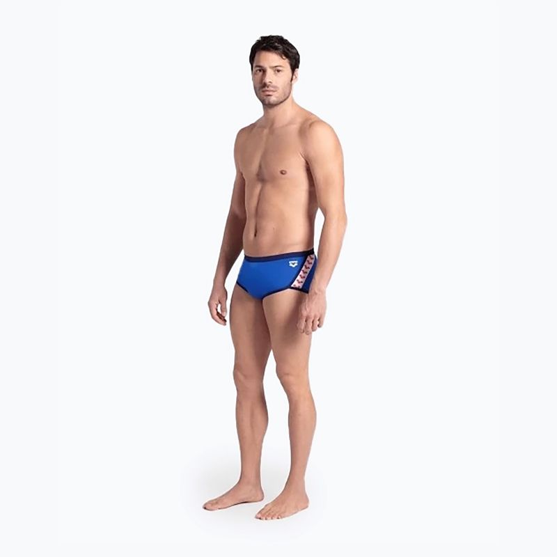 Ανδρικά arena Icons Swim Low Waist Short Solid royal/navy swim briefs 2