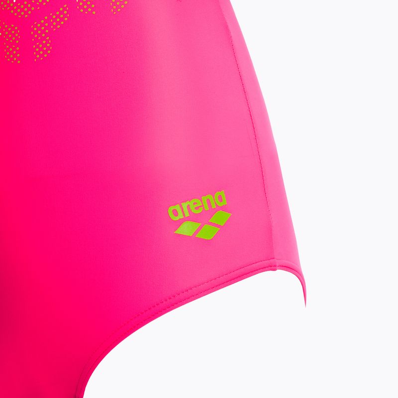 Παιδικό ολόσωμο μαγιό κολύμβησης arena Kikko V Swim Pro Back shocking pink / soft green 3