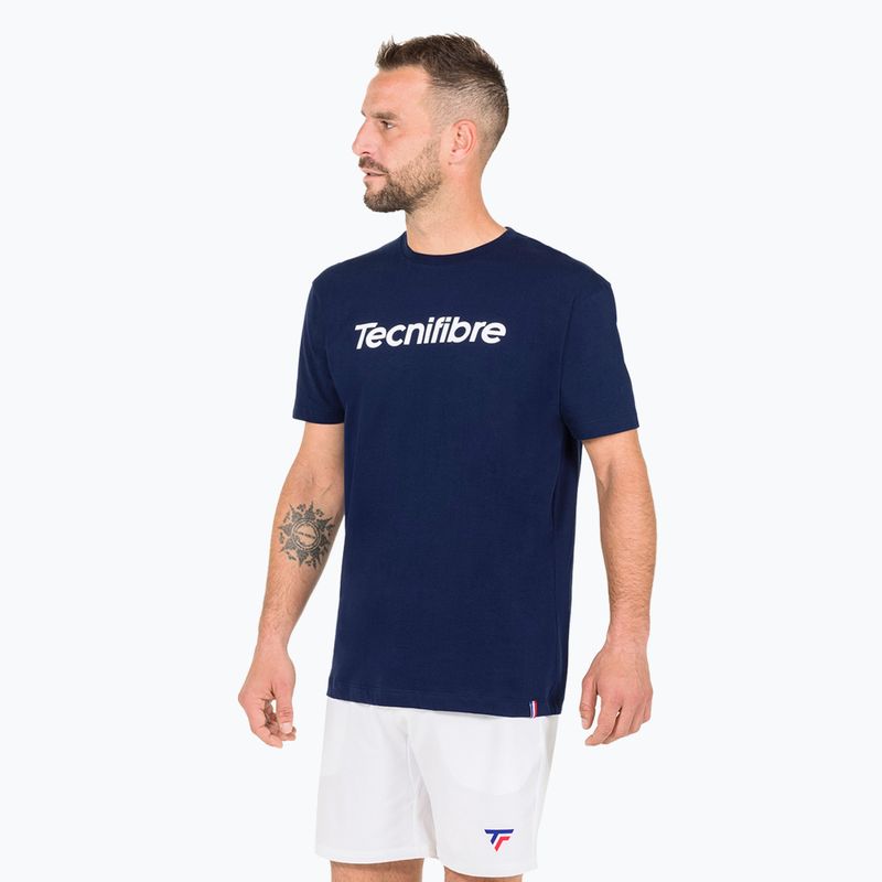 Ανδρική μπλούζα Tecnifibre Team Cotton Tee marine