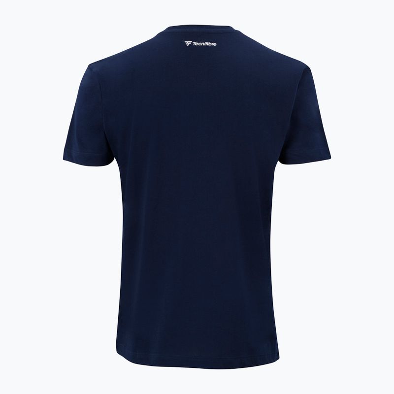 Παιδικό μπλουζάκι τένις Tecnifibre Team Cotton Tee marine 2