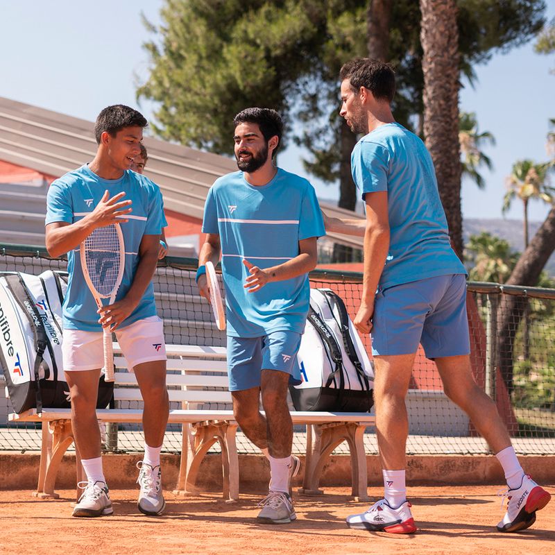 Παιδικό πουκάμισο τένις Tecnifibre Team Tech Tee μπλε 22TETEAZ3D 4