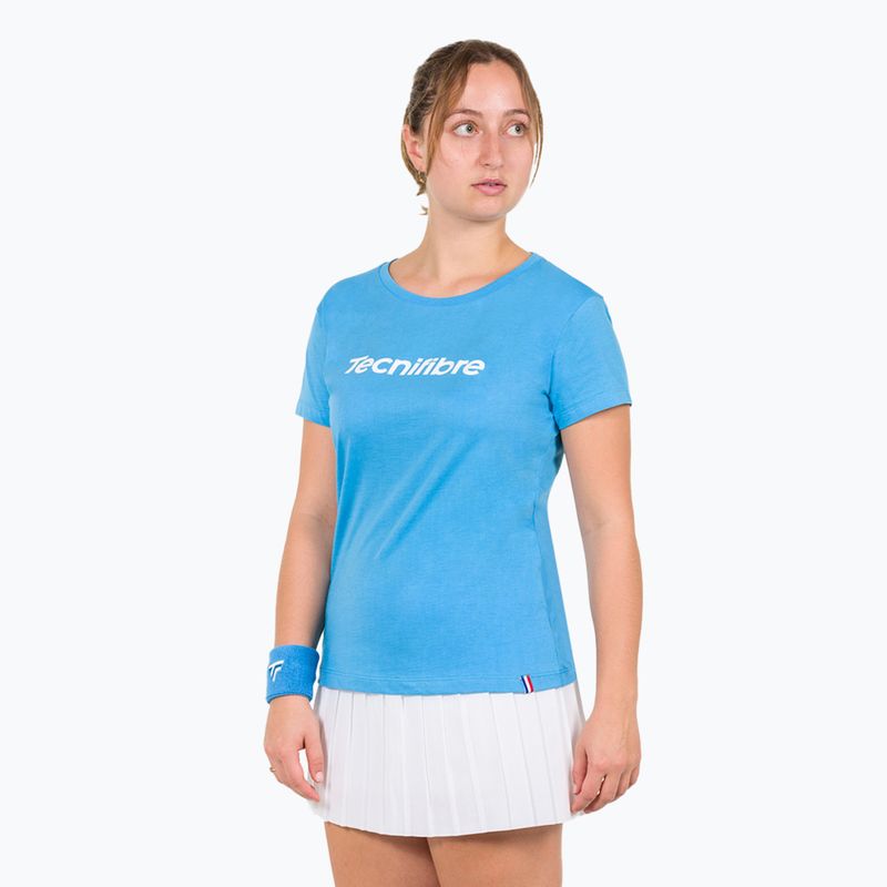 Γυναικεία μπλούζα Tecnifibre Team Cotton Tee azur