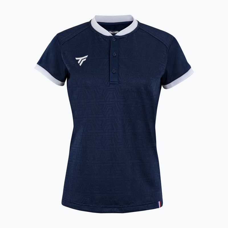 Γυναικείο μπλουζάκι πόλο τένις Tecnifibre Team Mesh navy blue 22WMEPOM31