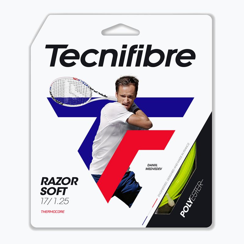 Χορδές τένις Tecnifibre Razor Soft anthracite