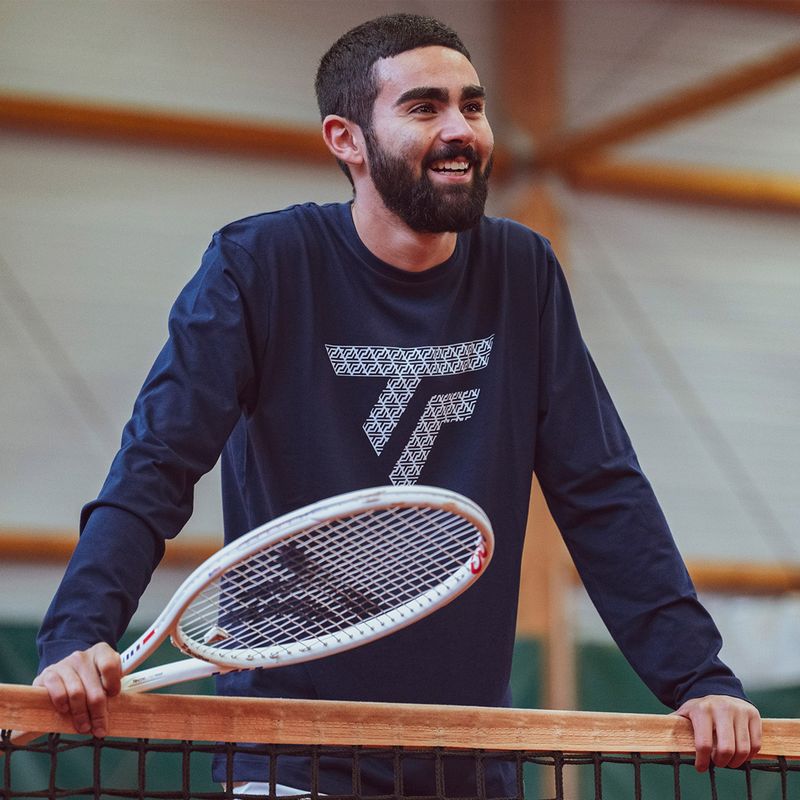 Ανδρικό μακρυμάνικο Tecnifibre Training Tee marine 3