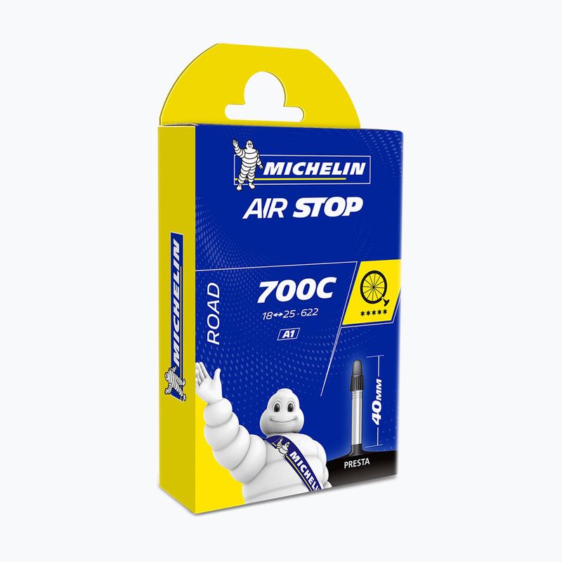 Εσωτερικός σωλήνας ποδηλάτου Michelin Air Stop Gal-Fv 40mm 229650 μαύρο 00082278 3