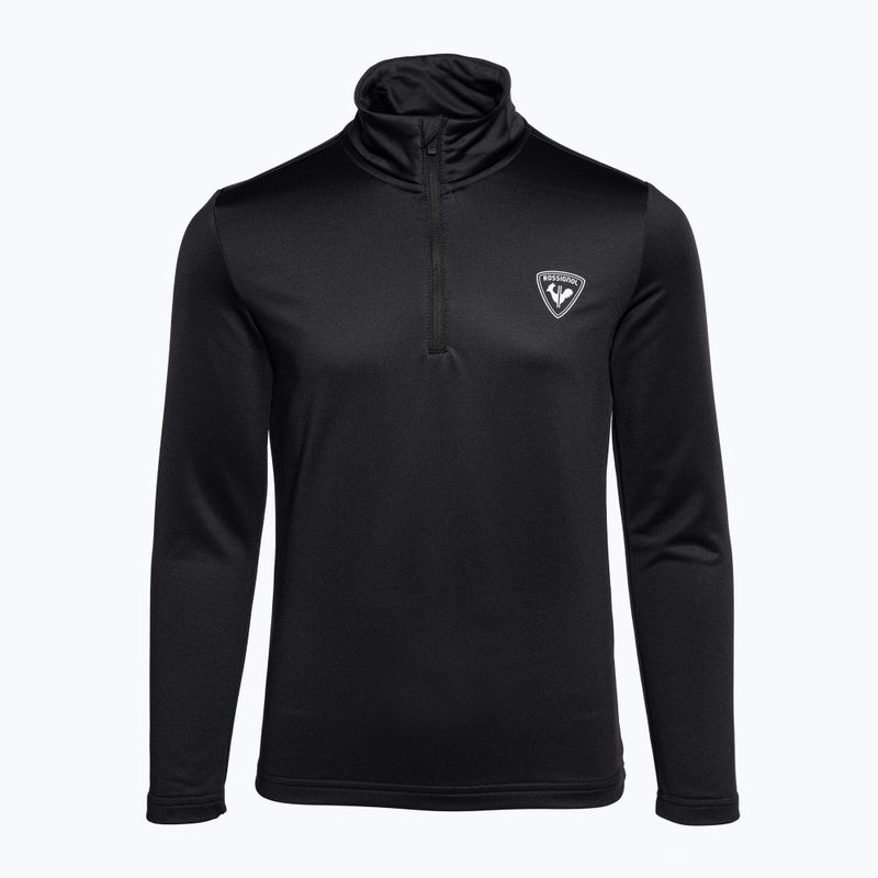 Rossignol Boy 1/2 Zip Warm Stretch παιδικό φούτερ σκι μαύρο 5