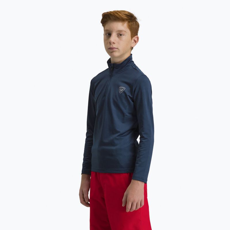 Rossignol Boy 1/2 Zip Warm Stretch παιδικό φούτερ σκι σκούρο σκούρο μπλε 3