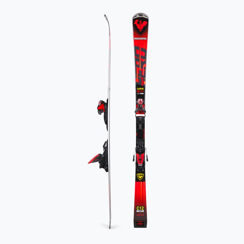 Downhill σκι Rossignol Hero Carve K + NX12 red 2