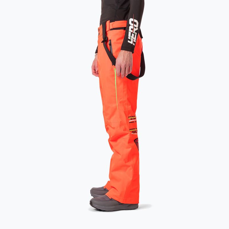 Ανδρικό Rossignol Hero Ski Pants νέον κόκκινο 4