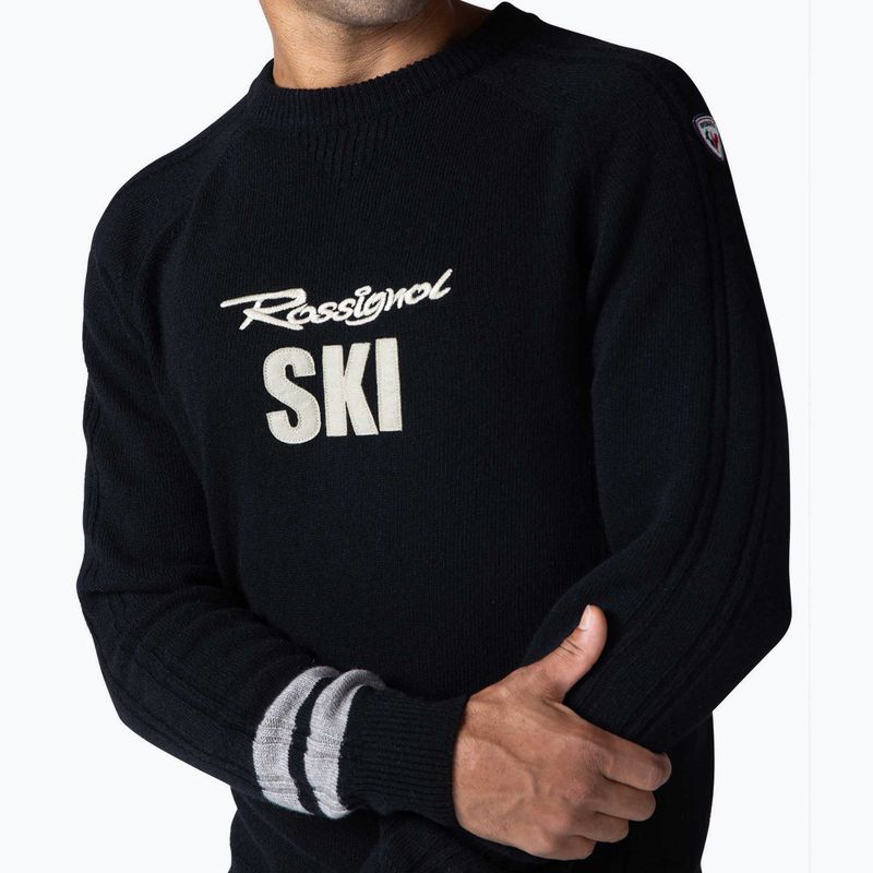 Ανδρικό πουλόβερ Rossignol Signature Rossignol Knit black 4