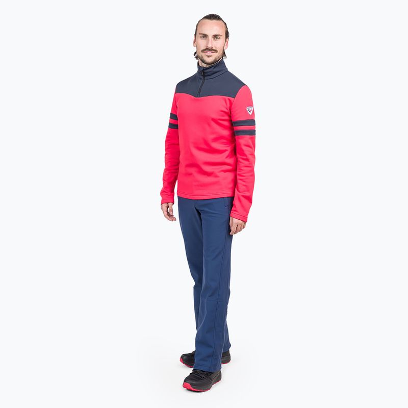 Rossignol Resort 1/2 Zip αθλητικό πουκάμισο κόκκινο 3