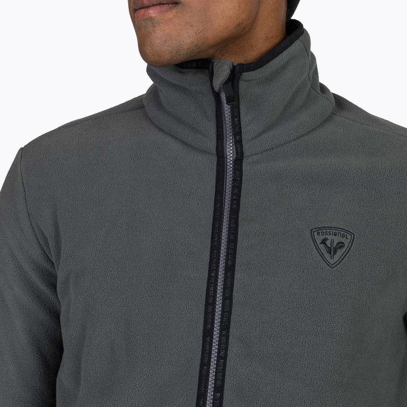 Ανδρικό φούτερ Rossignol Strawpile Fleece Fz onyx grey 4