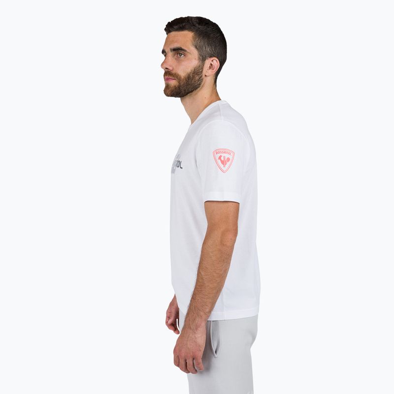 Ανδρική μπλούζα Rossignol New Hero Graphic Tee white 4