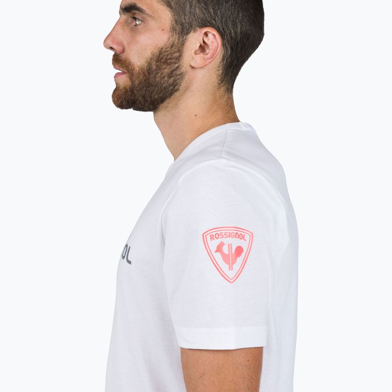 Ανδρική μπλούζα Rossignol New Hero Graphic Tee white 5