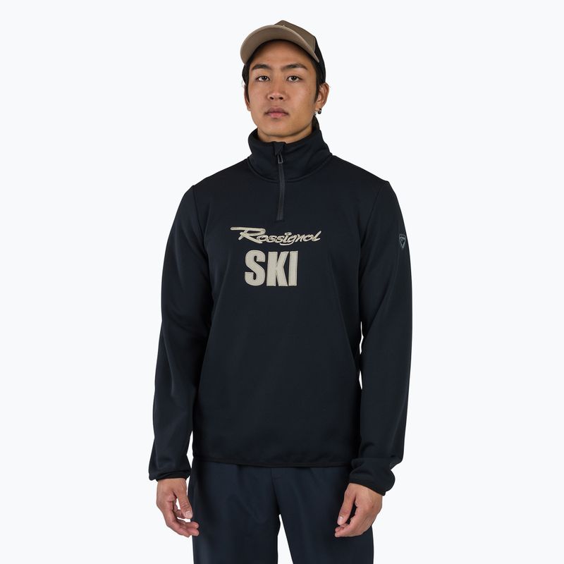 Ανδρικό φούτερ Rossignol Signature Ski Hz Fleece black