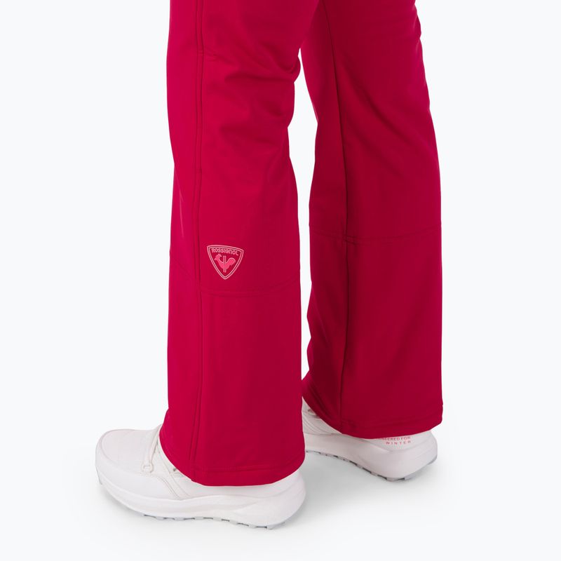 Γυναικείο παντελόνι σκι Rossignol Ski Softshell ruby red 4