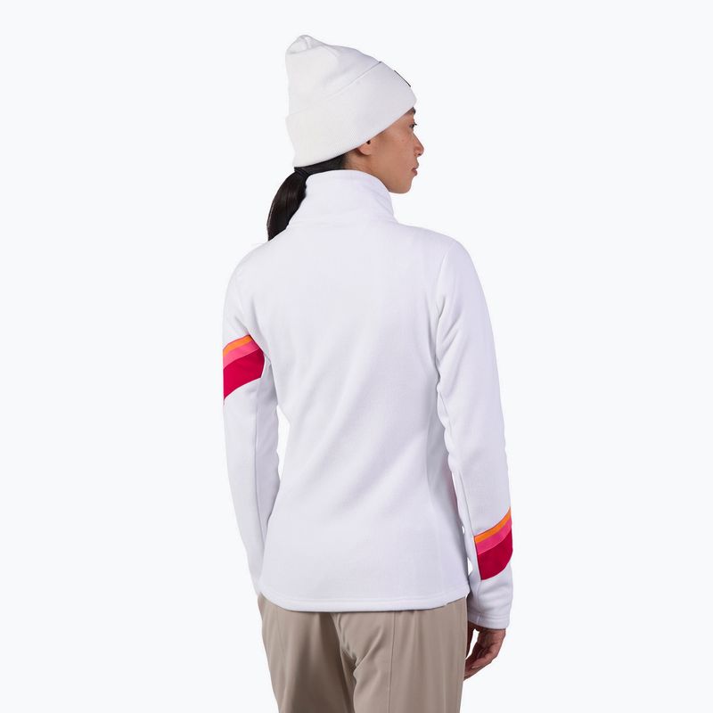 Γυναικείο φούτερ Rossignol Strawpile Fleece Fz white 3