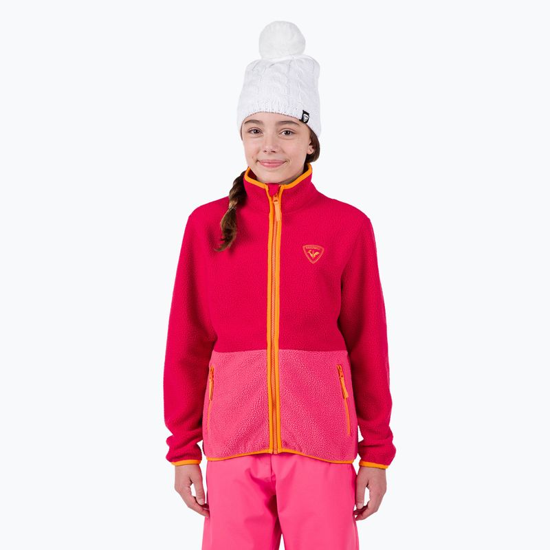 Παιδικό φούτερ Rossignol Jr Alltrack Fleece tea rose