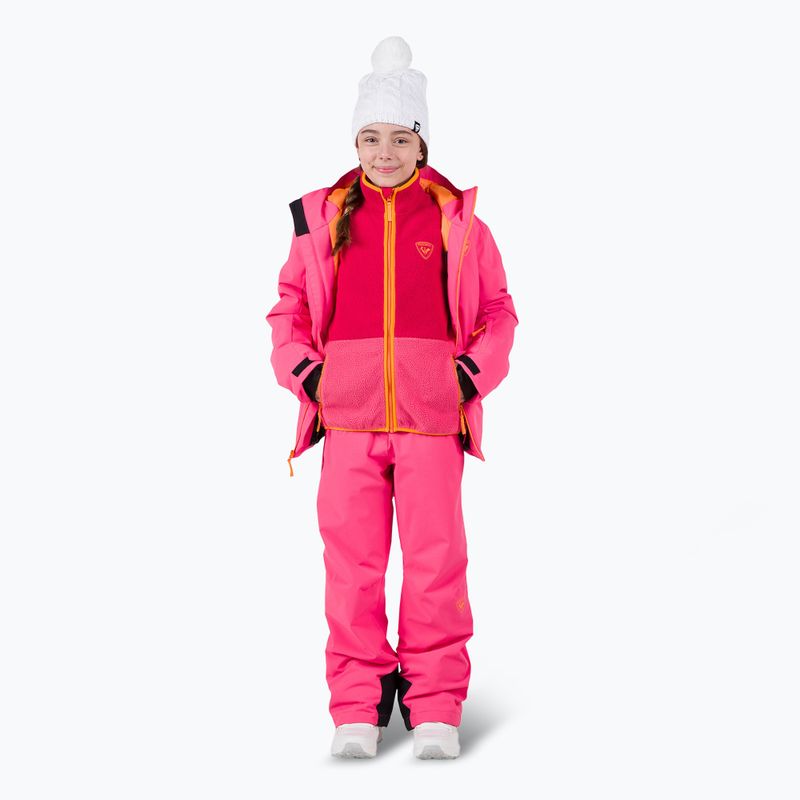 Παιδικό φούτερ Rossignol Jr Alltrack Fleece tea rose 2