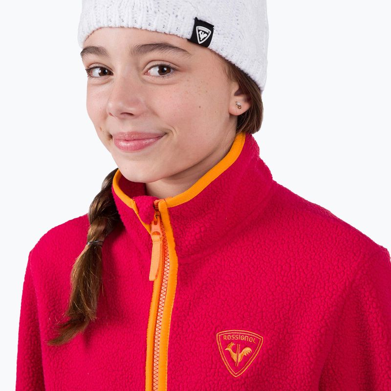 Παιδικό φούτερ Rossignol Jr Alltrack Fleece tea rose 4