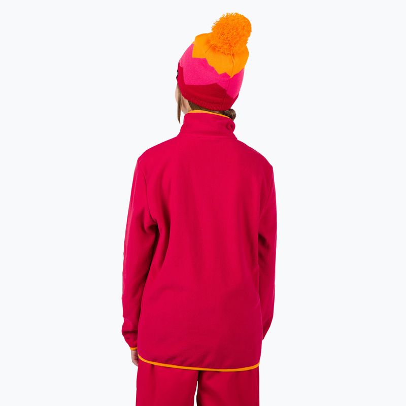 Παιδικό φούτερ Rossignol Jr Strawpile Fleece Fz ruby red 3