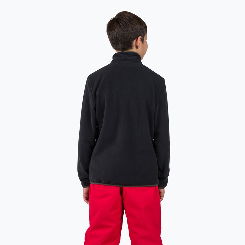 Παιδικό φούτερ Rossignol Jr Strawpile Fleece Fz black 3