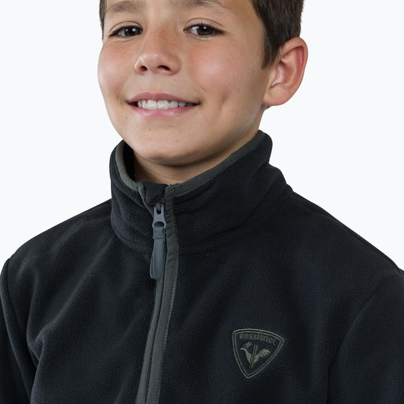 Παιδικό φούτερ Rossignol Jr Strawpile Fleece Fz black 4