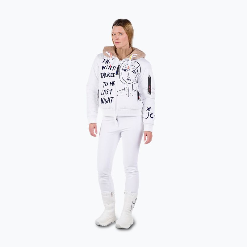 Γυναικείο μπουφάν για σκι Rossignol Yety Fleecy Bomber white 2