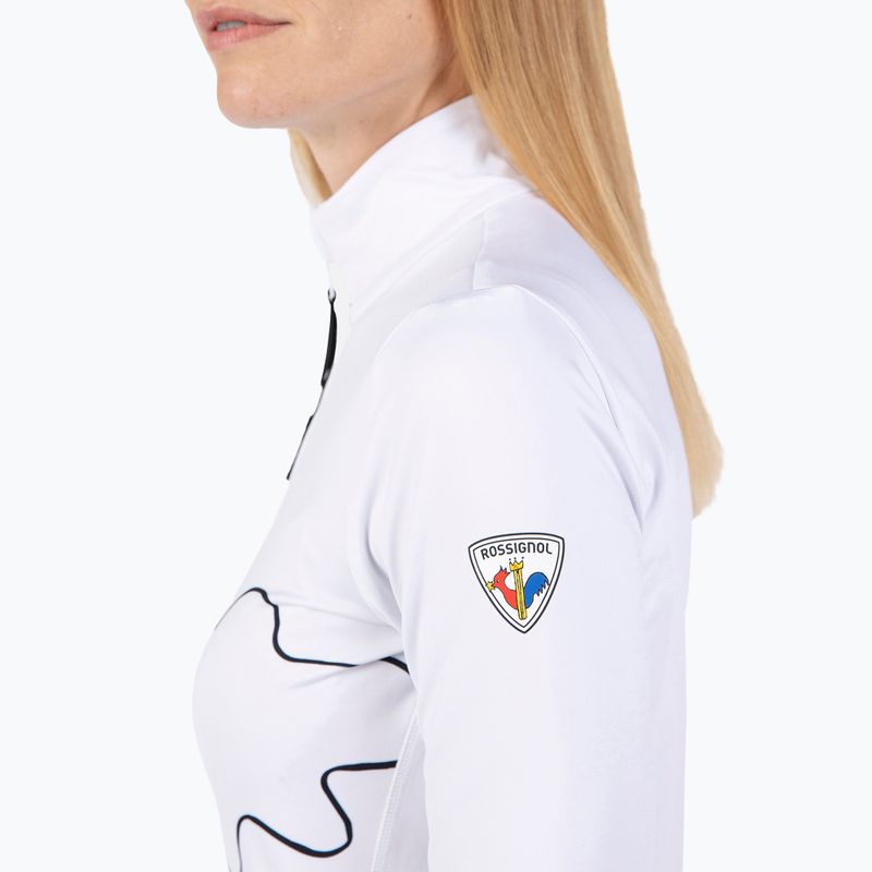 Γυναικείο φούτερ σκι Rossignol Booster 1/2 Zip Top white 6