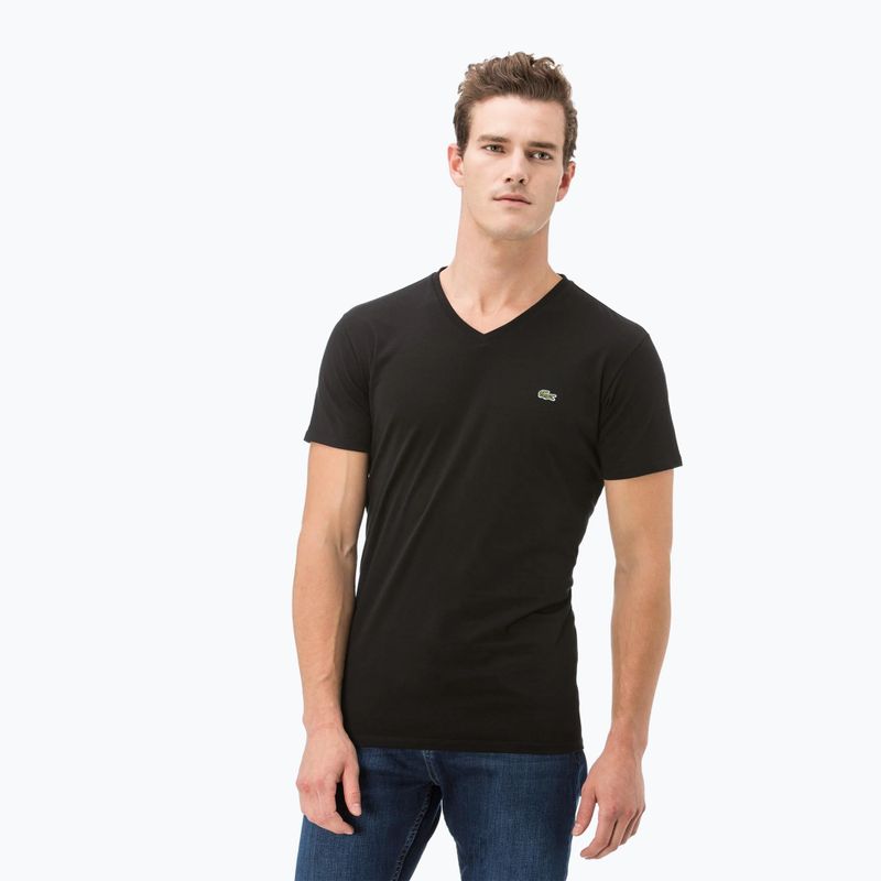 Ανδρική μπλούζα Lacoste TH2036 black