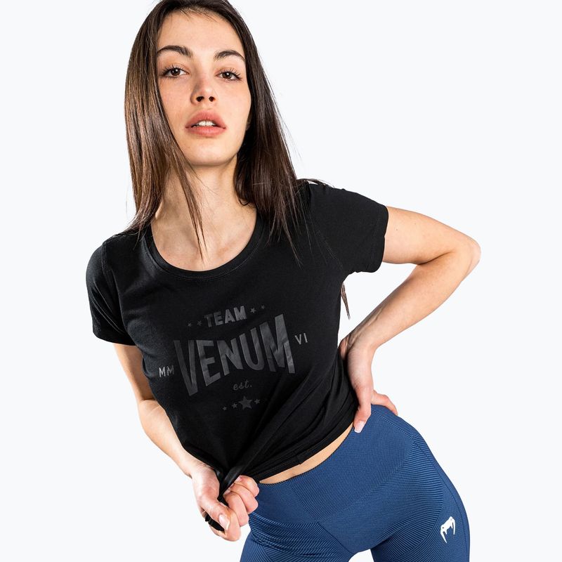 Γυναικείο μπλουζάκι Venum Team 2.0 black/black 3