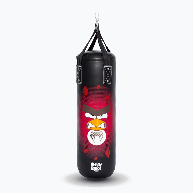 Venum Angry Birds Punching Bag 60 x 25 μαύρος/κόκκινος παιδικός σάκος πυγμαχίας 2