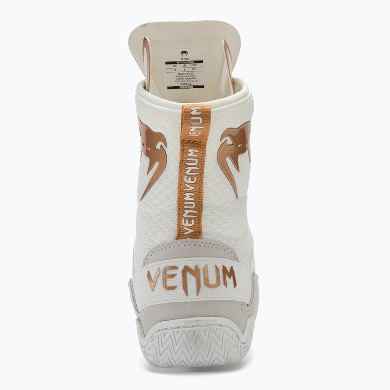 Παπούτσια του μποξ Venum Elite Boxing white/gold 6