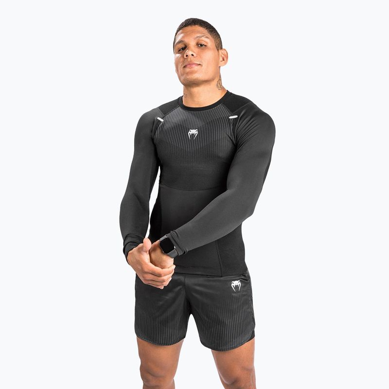 Venum Biomecha ανδρικό μακρυμάνικο rashguard μαύρο/γκρι 2