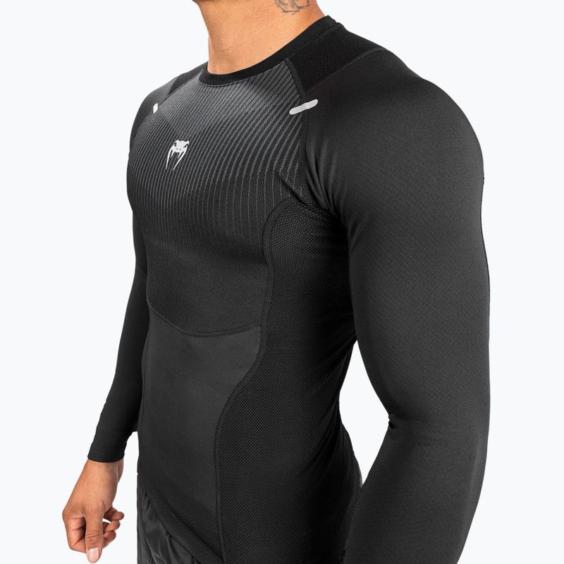 Venum Biomecha ανδρικό μακρυμάνικο rashguard μαύρο/γκρι 4