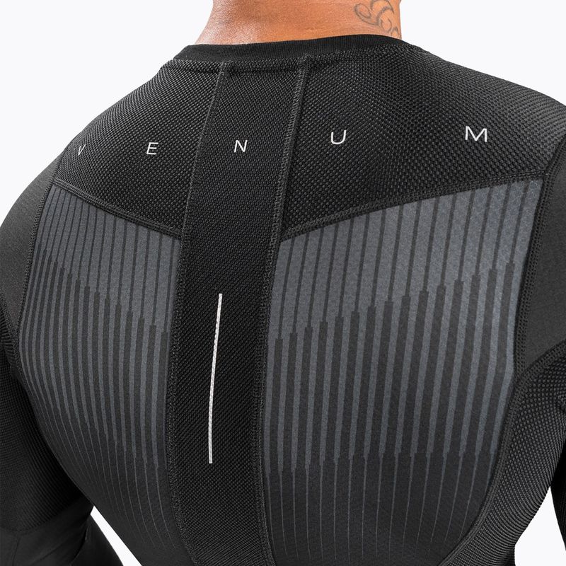 Venum Biomecha ανδρικό μακρυμάνικο rashguard μαύρο/γκρι 6