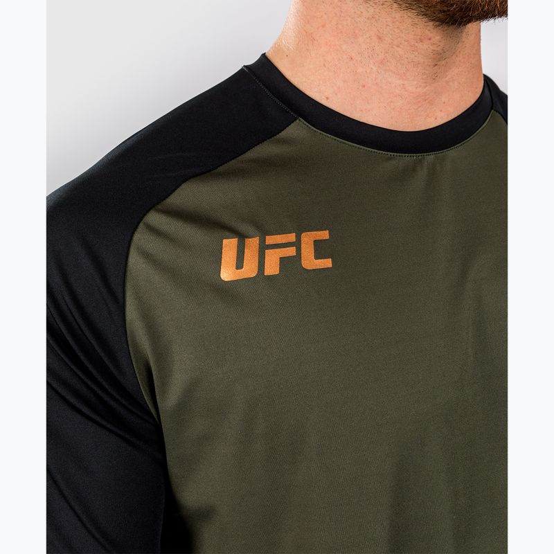 Ανδρικό μπλουζάκι Venum UFC By Adrenaline Fight Week Dry-Tech khaki 6