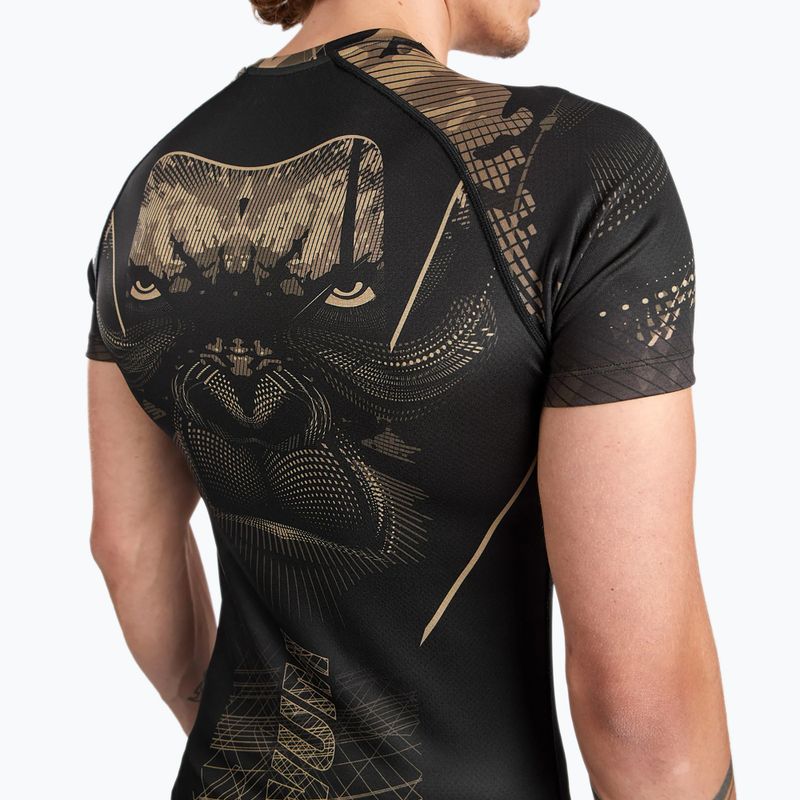 Ανδρικό Venum Gorilla Jungle Rashguard μαύρο/αμμουδιά 6