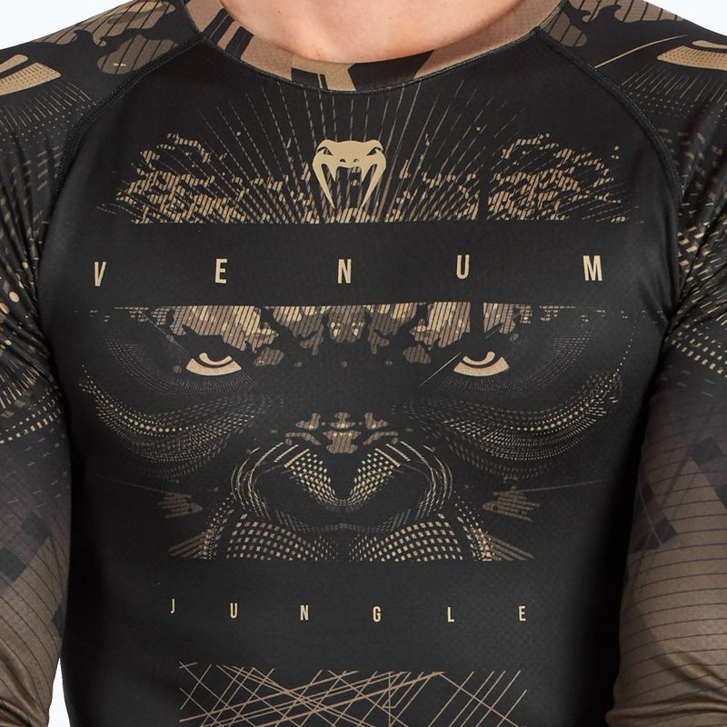 Ανδρικό Venum Gorilla Jungle Rashguard άμμος/μαύρο 6