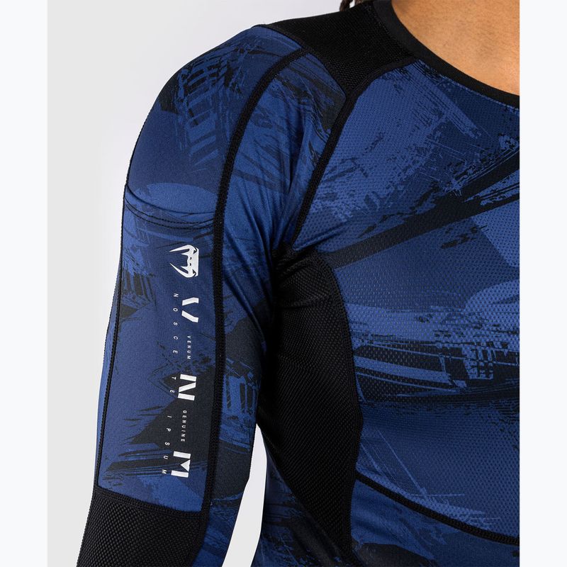 Ανδρικό μακρυμάνικο Venum Electron 3.0 Rashguard navy 5