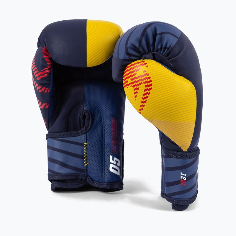 Ανδρικά γάντια του μποξ Venum Sport 05 Boxing blue/yellow 3