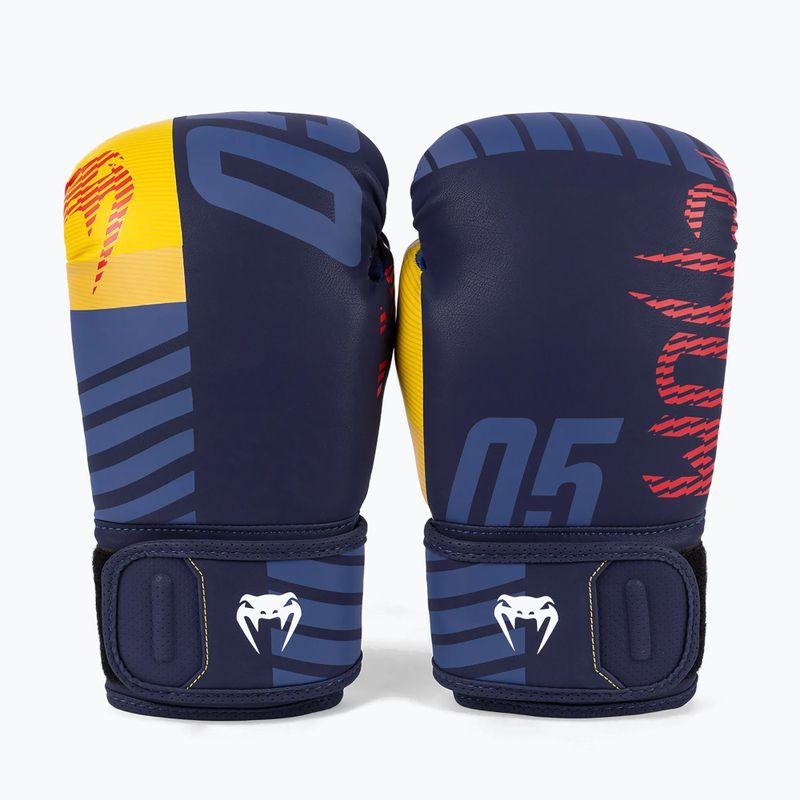 Ανδρικά γάντια του μποξ Venum Sport 05 Boxing blue/yellow 4