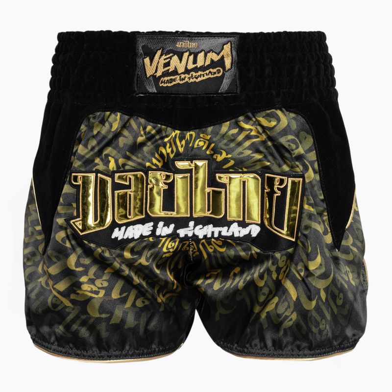 Σορτς προπόνησης Venum Attack Muay Thai black/gold