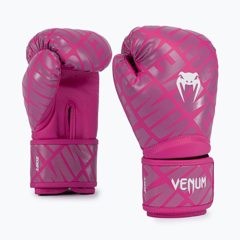 Γάντια του μποξ Venum Contender 1.5 XT Boxing pink/white 2