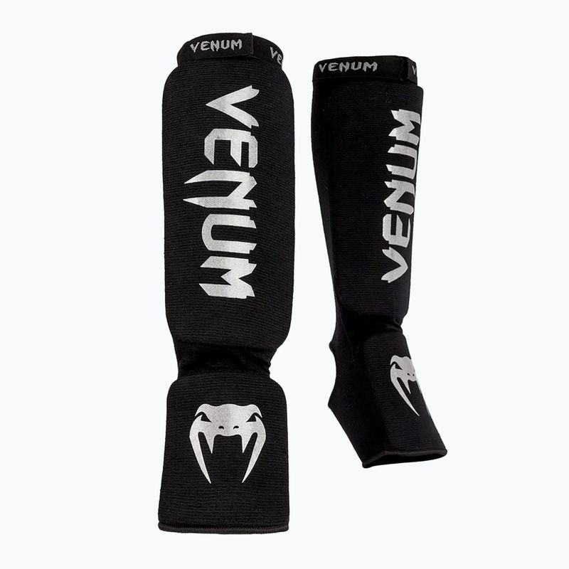 Προστατευτικά κνήμης και ποδιών Venum Kontact Shin Guards black/silver