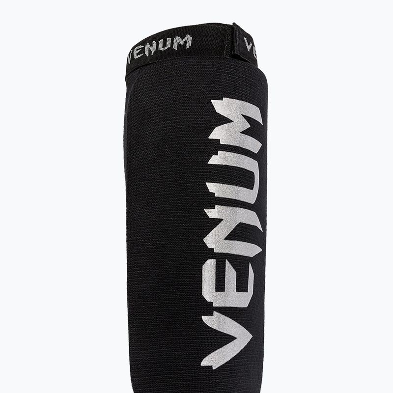 Προστατευτικά κνήμης και ποδιών Venum Kontact Shin Guards black/silver 3