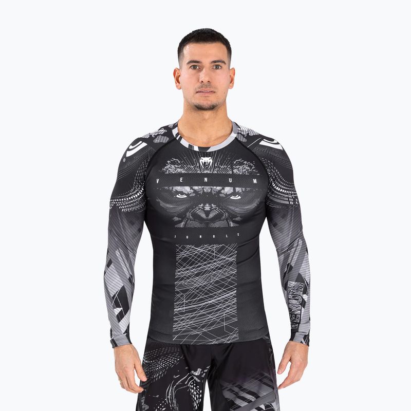 Ανδρικό rashguard Venum Gorilla Jungle Rashguard black/white